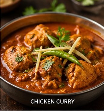 Home-style chicken curry