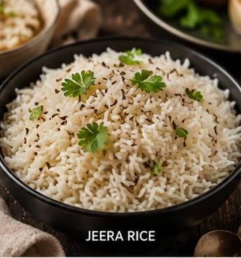 Jeera rice with cumin