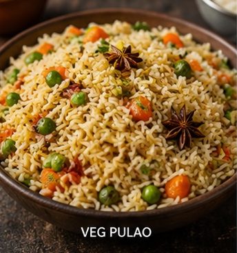 Vegetable pulao rice